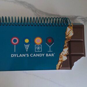 DYLAN'S CANDY BAR Lined Spiral Chocolate Bar Notebook Journal 10.5 X 4.5